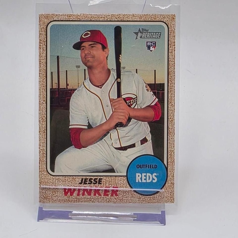 2018 Topps Heritage Jesse Winker Rookie Card 517 Cincinnati Reds MLB RC